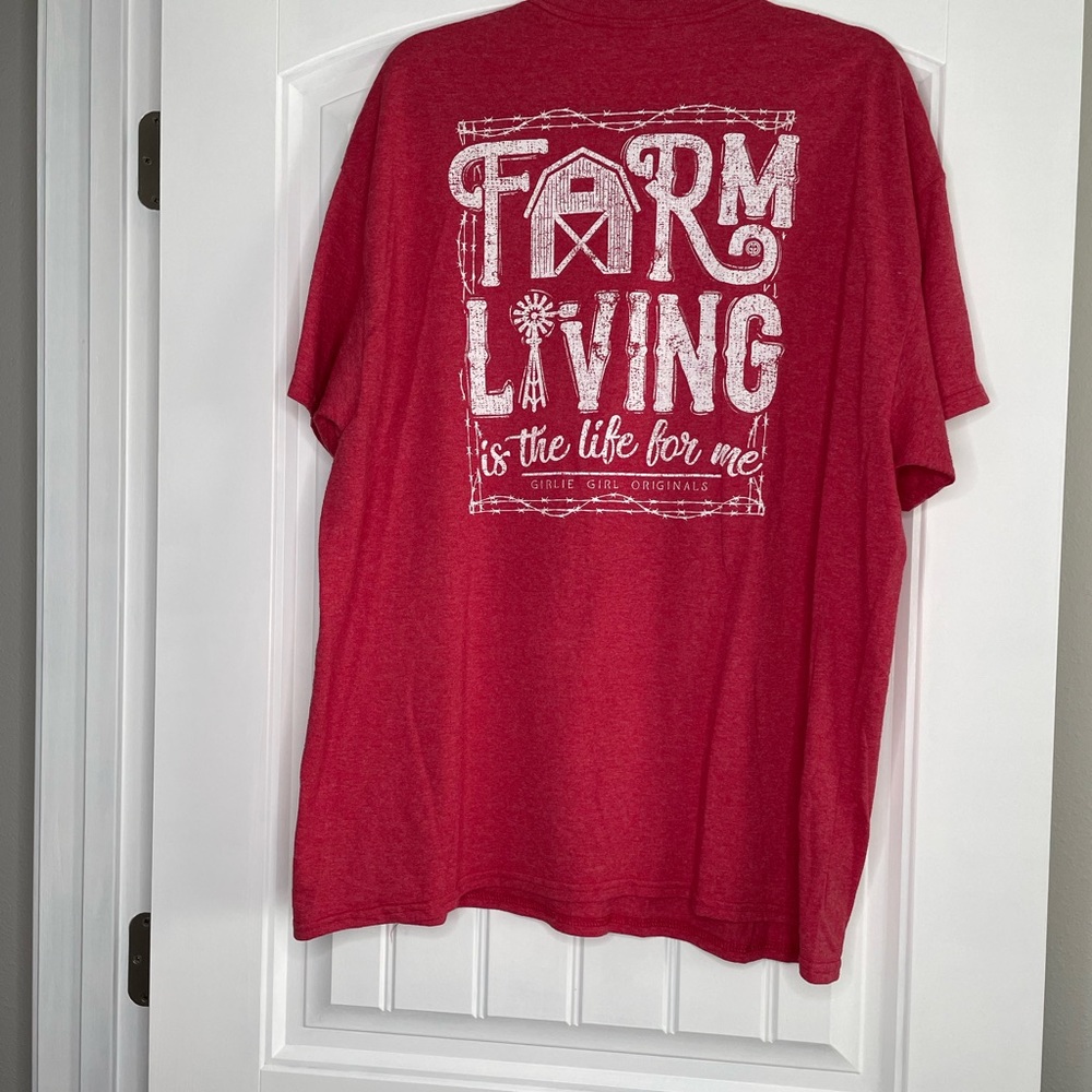 Girlie Girl s/s tee Farm Living Size XL